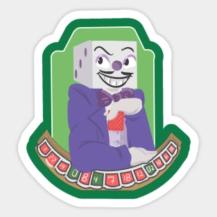 king dice Sticker